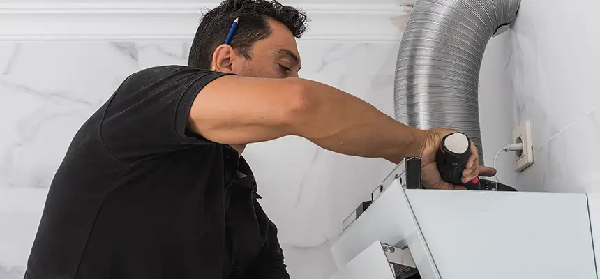 Precision In-wall Dryer Vent Cleaning & Rerouting Corrections in Ferry Pass, FL